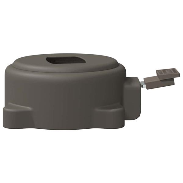 Grote foto vidaxl 360 graden draaipedal zilver 21 5 x 14 x 6 cm staal tuin en terras overige tuin en terras