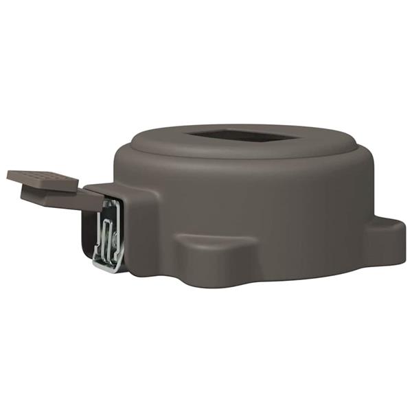 Grote foto vidaxl 360 graden draaipedal zilver 21 5 x 14 x 6 cm staal tuin en terras overige tuin en terras