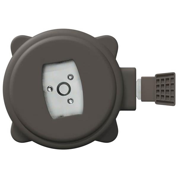 Grote foto vidaxl 360 graden draaipedal zilver 21 5 x 14 x 6 cm staal tuin en terras overige tuin en terras