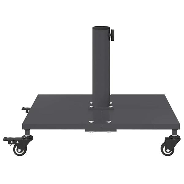 Grote foto vidaxl buiten parasols donkergrijs 45 x 45 x 31.5 cm staal tuin en terras overige tuin en terras
