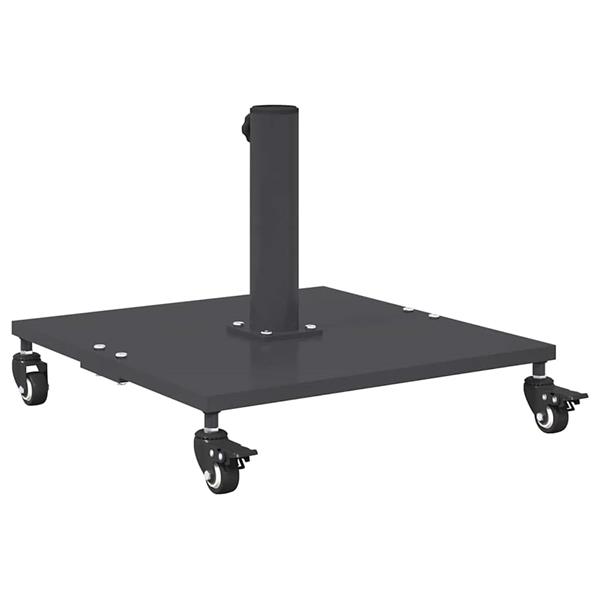 Grote foto vidaxl buiten parasols donkergrijs 45 x 45 x 31.5 cm staal tuin en terras overige tuin en terras
