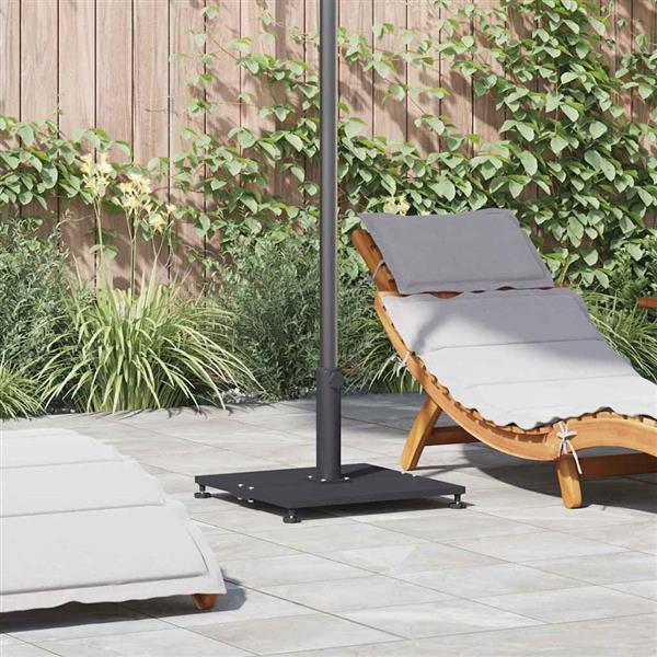 Grote foto vidaxl buiten parasols donkergrijs 45 x 45 x 31 cm staal tuin en terras overige tuin en terras