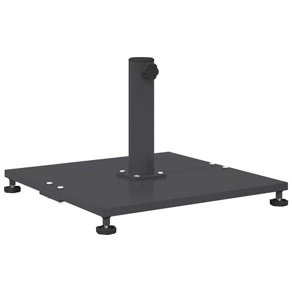 Grote foto vidaxl buiten parasols donkergrijs 45 x 45 x 31 cm staal tuin en terras overige tuin en terras
