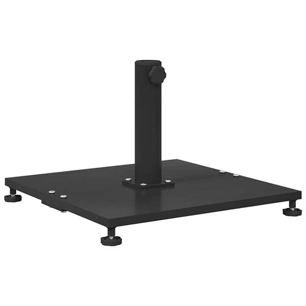 Grote foto vidaxl buiten parasols zwart 45 x 45 x 31 cm staal tuin en terras overige tuin en terras