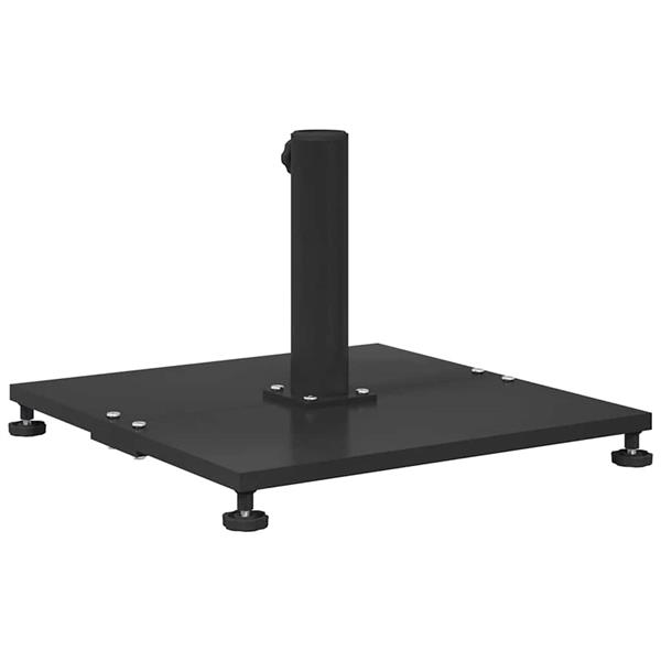 Grote foto vidaxl buiten parasols zwart 45 x 45 x 31 cm staal tuin en terras overige tuin en terras