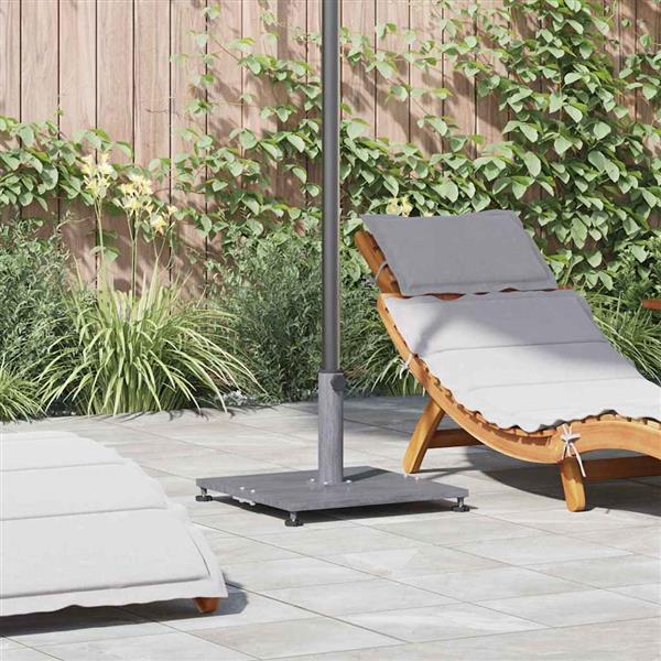 Grote foto vidaxl buiten parasols donkerhout 45 x 45 x 31 cm staal tuin en terras overige tuin en terras