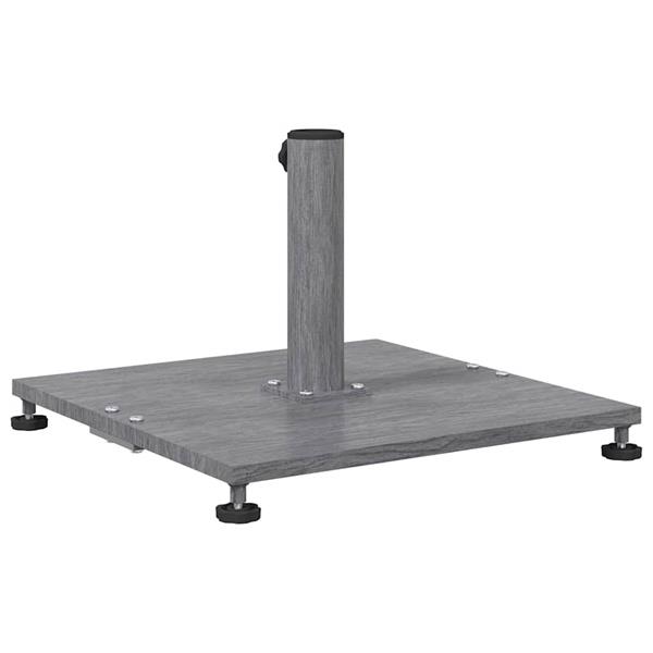 Grote foto vidaxl buiten parasols donkerhout 45 x 45 x 31 cm staal tuin en terras overige tuin en terras