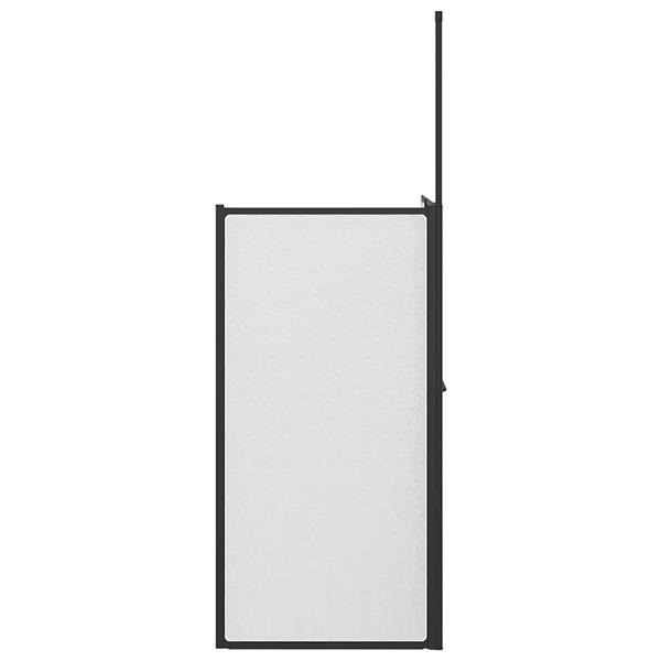 Grote foto vidaxl douchescherm vouw other zwart 120 x 70 x 137 cm aluminium doe het zelf en verbouw sanitair