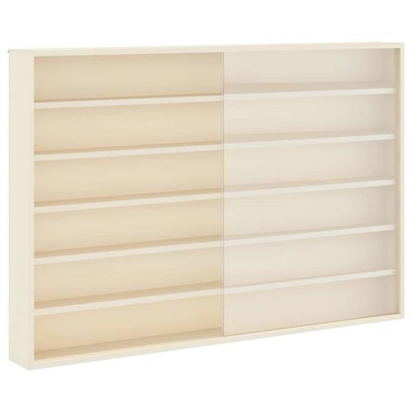 Grote foto vidaxl houten verzameldisplaycase bruin 80 x 8.5 x 54 cm multiplex huis en inrichting woningdecoratie