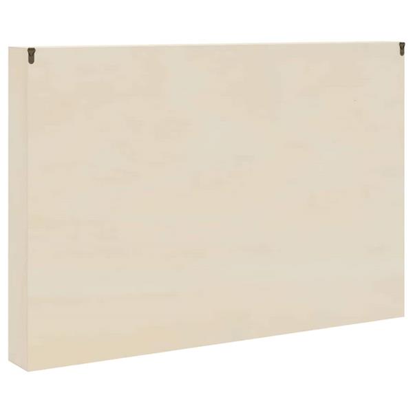 Grote foto vidaxl houten verzameldisplaycase bruin 80 x 8.5 x 54 cm multiplex huis en inrichting woningdecoratie