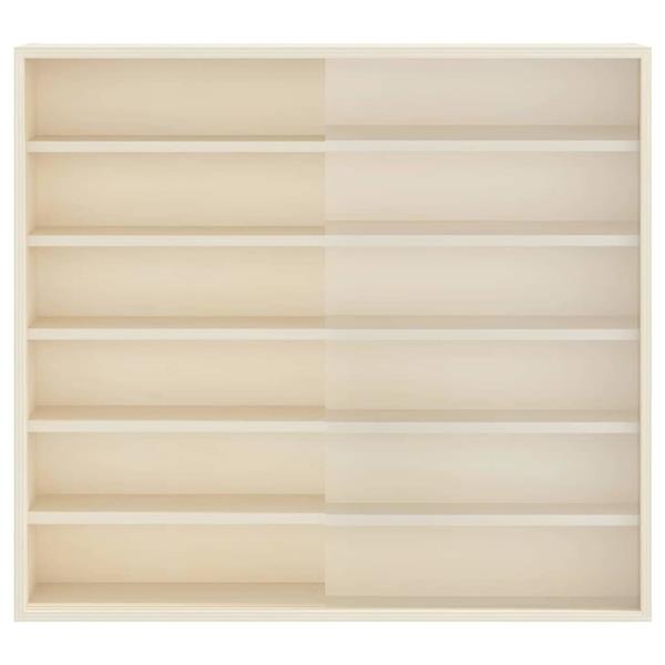 Grote foto vidaxl houten verzameldisplaycase bruin 60 x 8.5 x 54 cm multiplex huis en inrichting woningdecoratie