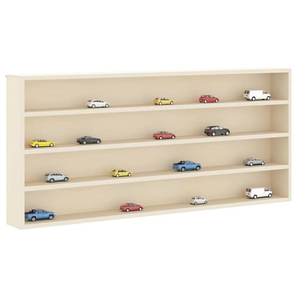Grote foto vidaxl houten verzameldisplaycase bruin 80 x 8 5 x 36 cm multiplex huis en inrichting woningdecoratie