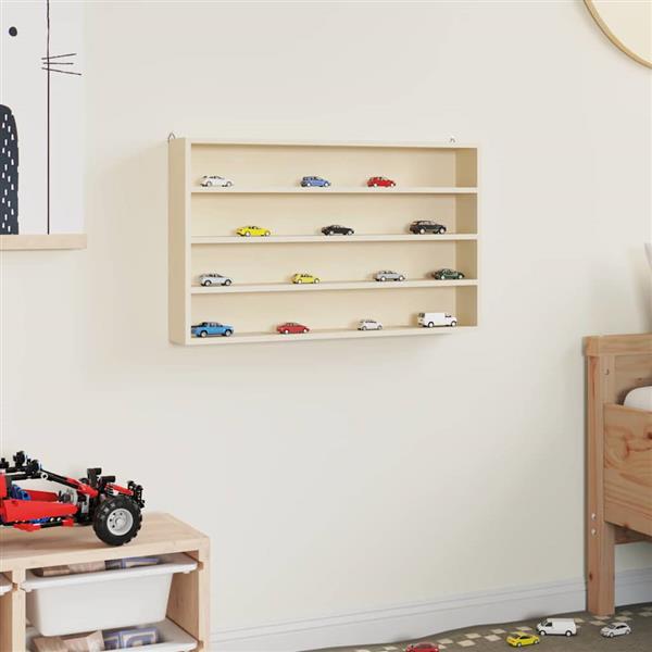 Grote foto vidaxl houten verzameldisplaycase bruin 60 x 8.5 x 37 cm multiplex huis en inrichting woningdecoratie
