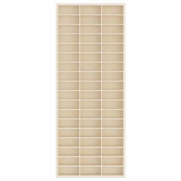Grote foto vidaxl display case met opslag bruin 30 x 4 5 x 75 cm bewerkt hout huis en inrichting woningdecoratie