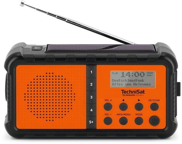 Grote foto technisat techniradio solar 2 dab fm noodradio audio tv en foto radio