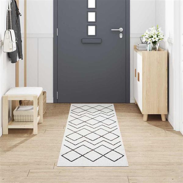 Grote foto vidaxl keuken mat geometric geometrisch 60 x 300 cm fluweel tuin en terras overige tuin en terras