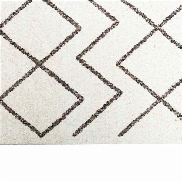 Grote foto vidaxl keuken mat geometric geometrisch 60 x 300 cm fluweel tuin en terras overige tuin en terras