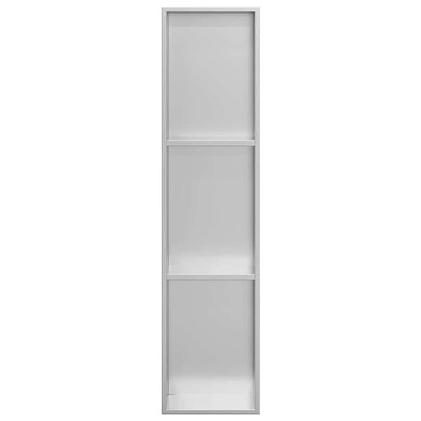 Grote foto vidaxl douche niche zilver 90 x 20 x 9.5 cm roestvrij staal huis en inrichting complete badkamers