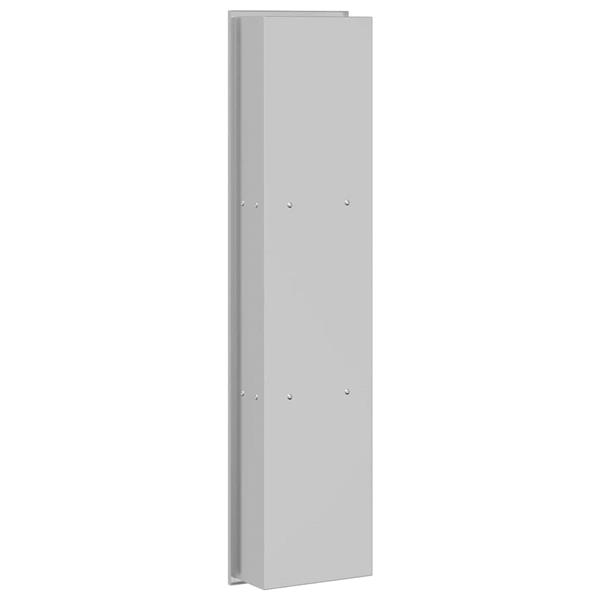 Grote foto vidaxl douche niche zilver 90 x 20 x 9.5 cm roestvrij staal huis en inrichting complete badkamers