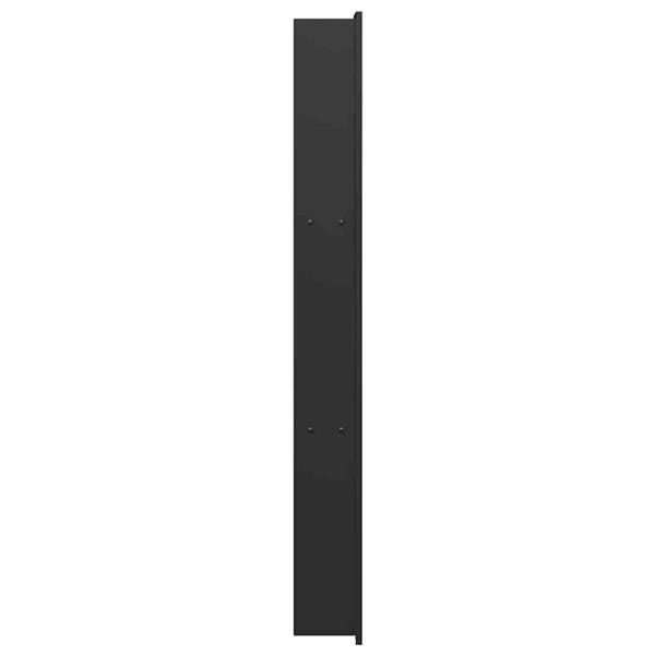 Grote foto vidaxl douche niche zwart 90 x 20 x 9.5 cm roestvrij staal huis en inrichting complete badkamers