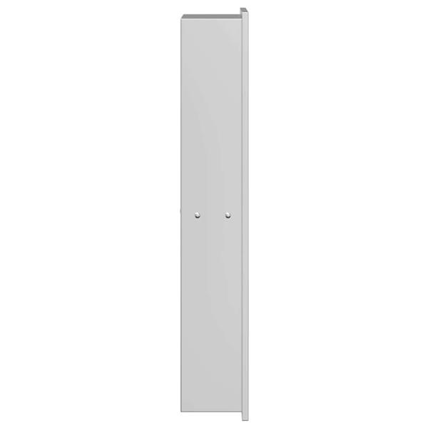 Grote foto vidaxl douche niche zilver 60 x 20 x 9.5 cm roestvrij staal huis en inrichting complete badkamers