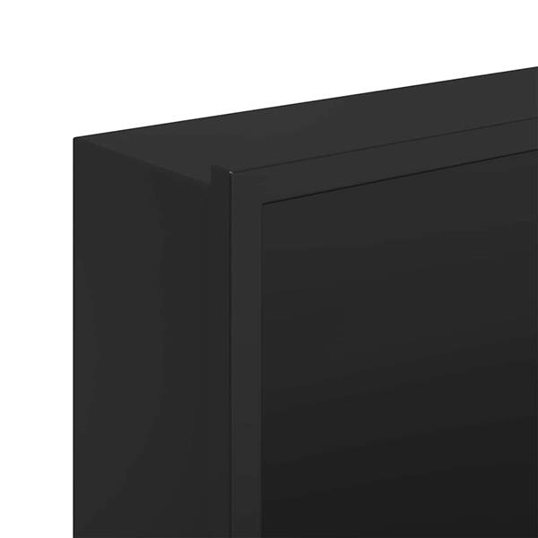 Grote foto vidaxl douche niche zwart 60 x 20 x 9.5 cm roestvrij staal huis en inrichting complete badkamers