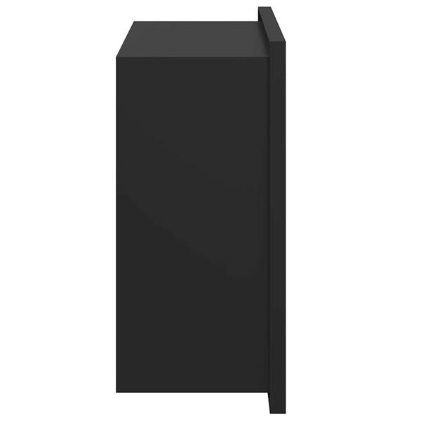 Grote foto vidaxl douche niche zwart 30 x 20 x 9.5 cm roestvrij staal huis en inrichting complete badkamers