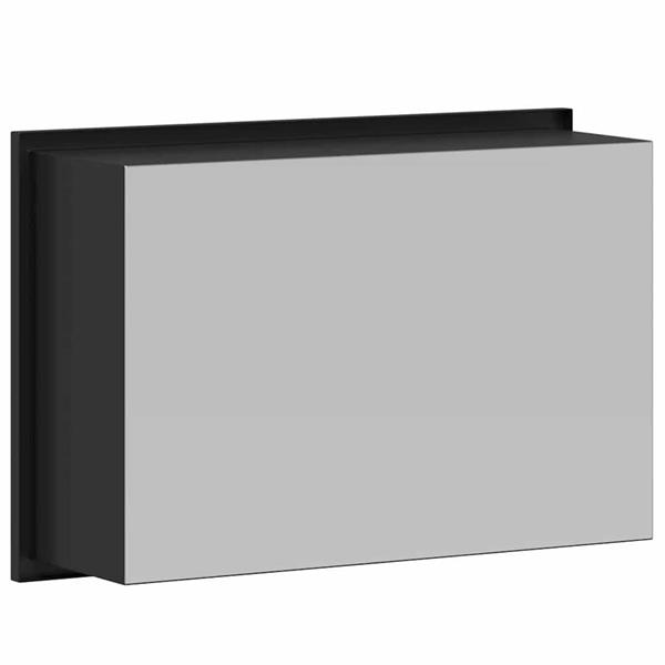 Grote foto vidaxl douche niche zwart 30 x 20 x 9.5 cm roestvrij staal huis en inrichting complete badkamers