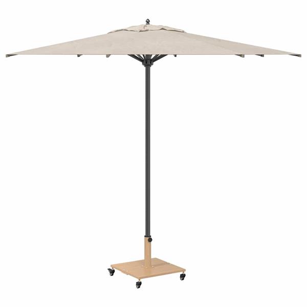 Grote foto vidaxl parasolvoet licht hout 45 x 45 x 31 5 cm tuin en terras overige tuin en terras