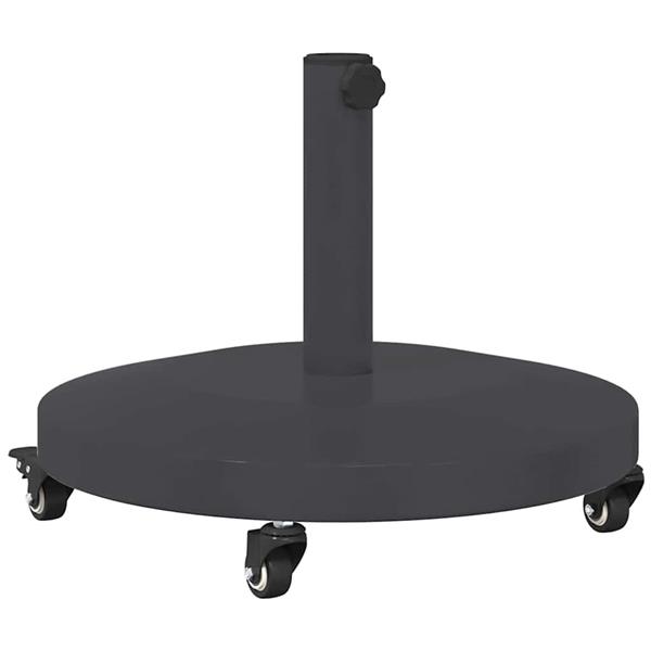 Grote foto vidaxl buiten parasols donkergrijs 48 x 48 x 32.5 cm staal beton tuin en terras overige tuin en terras