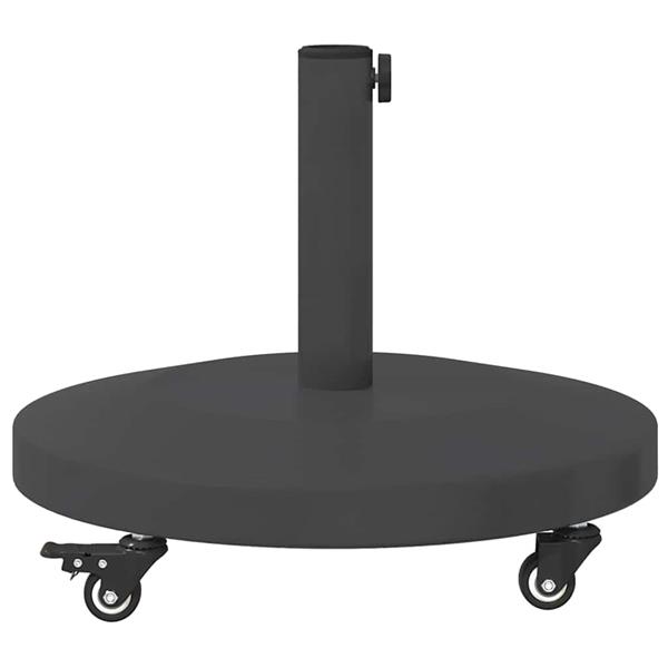 Grote foto vidaxl buiten parasols donkergrijs 48 x 48 x 32.5 cm staal beton tuin en terras overige tuin en terras