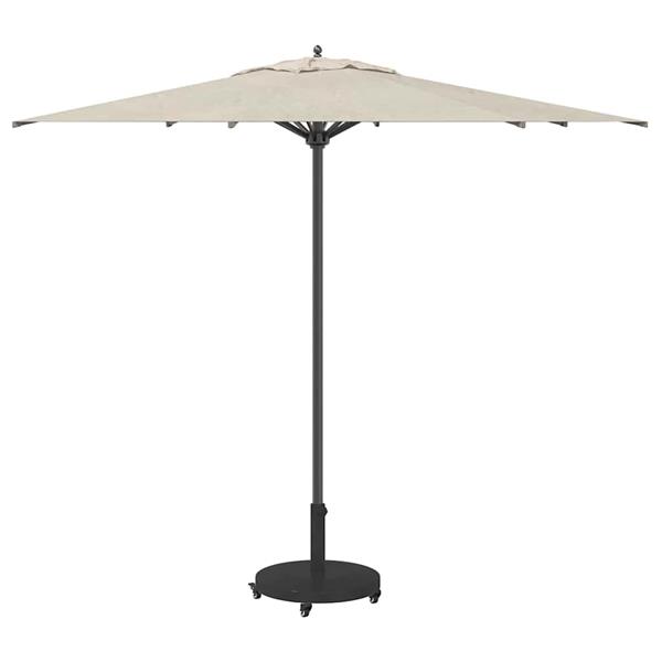 Grote foto vidaxl buiten parasols zwart 48 x 48 x 32.5 cm staal beton tuin en terras overige tuin en terras