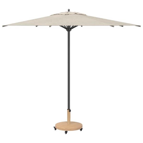 Grote foto vidaxl buiten parasols lichthout 48 x 48 x 32.5 cm staal beton tuin en terras overige tuin en terras
