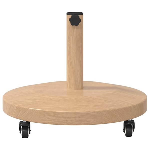 Grote foto vidaxl buiten parasols lichthout 48 x 48 x 32.5 cm staal beton tuin en terras overige tuin en terras