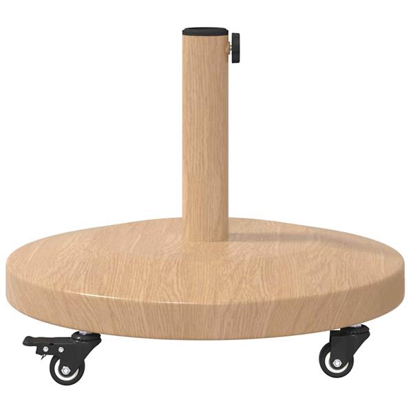 Grote foto vidaxl buiten parasols lichthout 48 x 48 x 32.5 cm staal beton tuin en terras overige tuin en terras