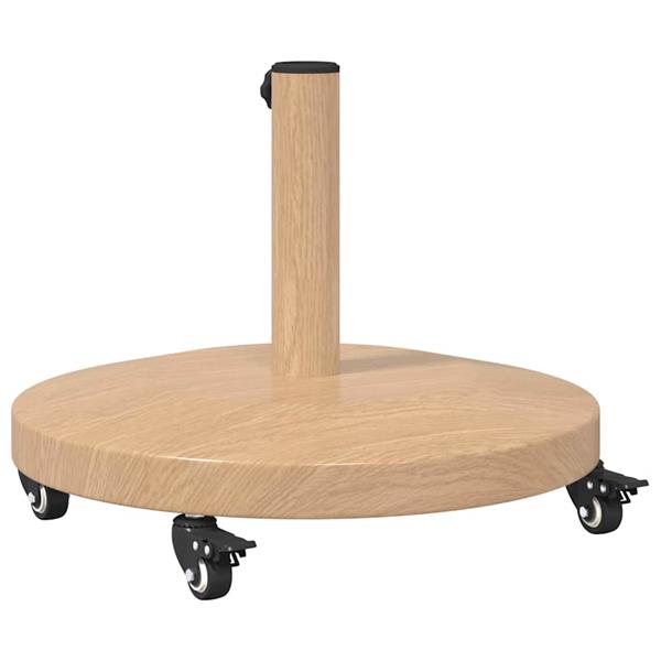 Grote foto vidaxl buiten parasols lichthout 48 x 48 x 32.5 cm staal beton tuin en terras overige tuin en terras