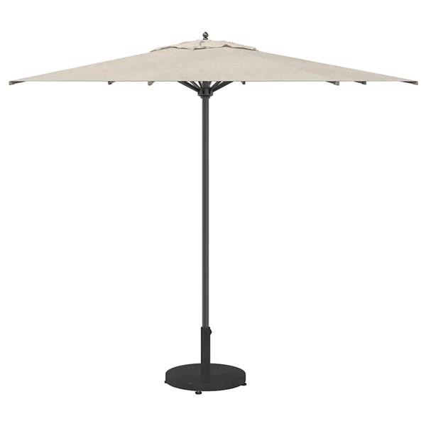 Grote foto vidaxl buiten parasols zwart 48 x 48 x 32 cm staal beton tuin en terras overige tuin en terras