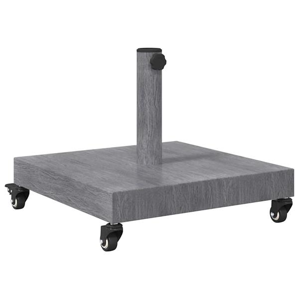 Grote foto vidaxl buiten parasols donkerhout 45 x 45 x 32 cm staal beton tuin en terras overige tuin en terras