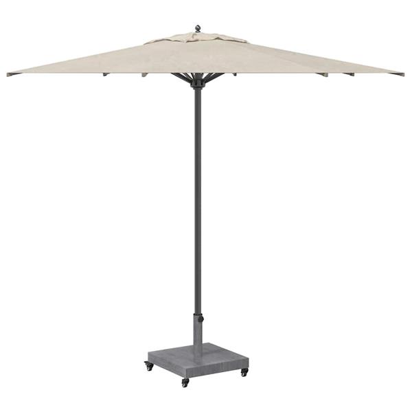 Grote foto vidaxl buiten parasols donkerhout 45 x 45 x 32 cm staal beton tuin en terras overige tuin en terras