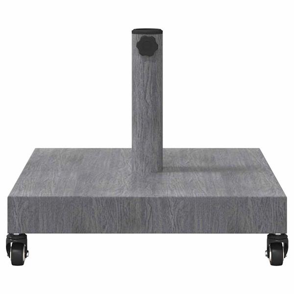 Grote foto vidaxl buiten parasols donkerhout 45 x 45 x 32 cm staal beton tuin en terras overige tuin en terras