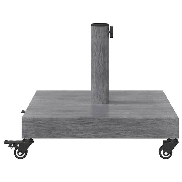 Grote foto vidaxl buiten parasols donkerhout 45 x 45 x 32 cm staal beton tuin en terras overige tuin en terras