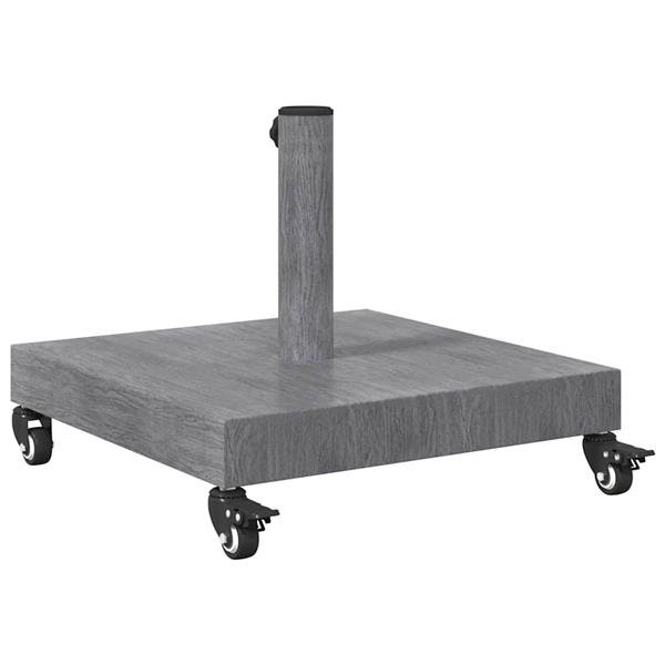 Grote foto vidaxl buiten parasols donkerhout 45 x 45 x 32 cm staal beton tuin en terras overige tuin en terras