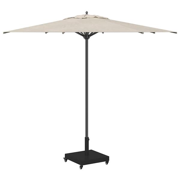 Grote foto vidaxl buiten parasols zwart 45 x 45 x 32 cm staal beton tuin en terras overige tuin en terras