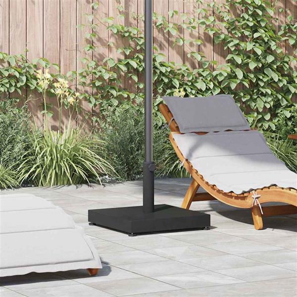 Grote foto vidaxl buiten parasols zwart 45 x 45 x 31.5 cm staal beton tuin en terras overige tuin en terras