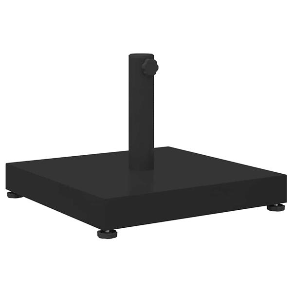 Grote foto vidaxl buiten parasols zwart 45 x 45 x 31.5 cm staal beton tuin en terras overige tuin en terras