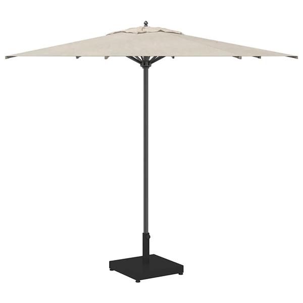 Grote foto vidaxl buiten parasols zwart 45 x 45 x 31.5 cm staal beton tuin en terras overige tuin en terras