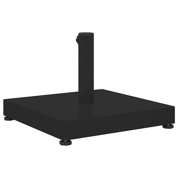 Grote foto vidaxl buiten parasols zwart 45 x 45 x 31.5 cm staal beton tuin en terras overige tuin en terras
