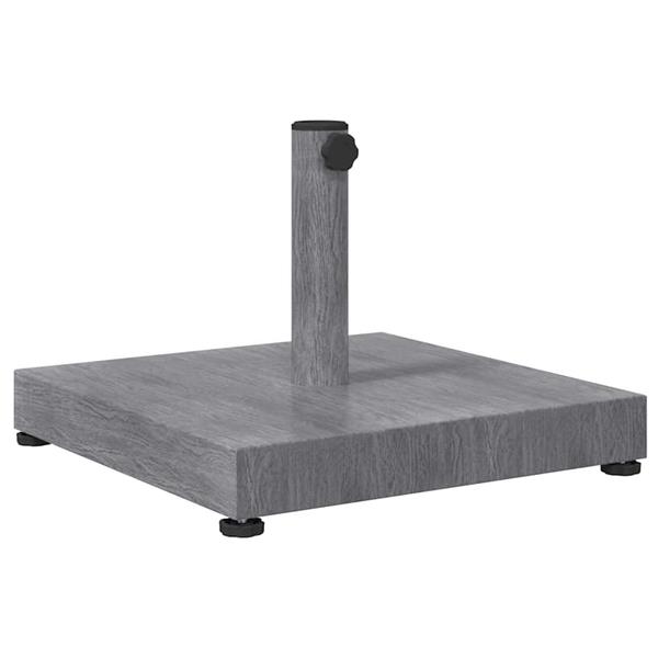 Grote foto vidaxl buiten parasols donkerhout 45 x 45 x 31.5 cm staal beton tuin en terras overige tuin en terras