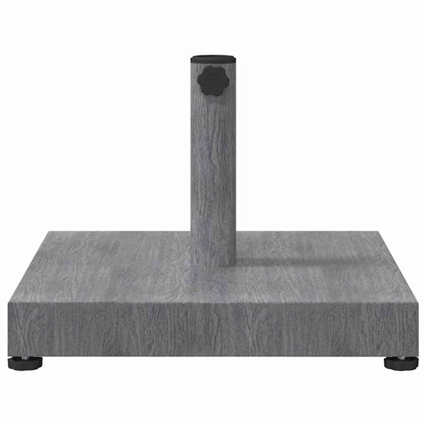 Grote foto vidaxl buiten parasols donkerhout 45 x 45 x 31.5 cm staal beton tuin en terras overige tuin en terras