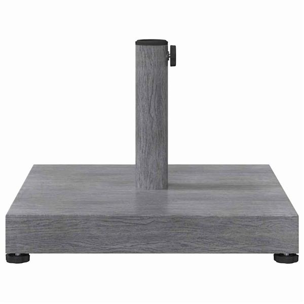 Grote foto vidaxl buiten parasols donkerhout 45 x 45 x 31.5 cm staal beton tuin en terras overige tuin en terras